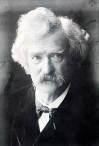 Portret van Mark Twain (1835 - 1910) door American Photographer