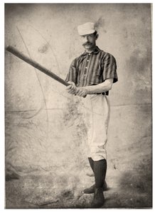 Portret van Tim Keefe, New York Giants, 1889 door American Photographer