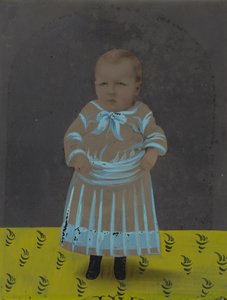 Portret van een jongen,jaren 1880 (foto) door American Photographer