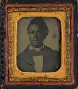 Portret van een man,c. 1860 (foto) door American Photographer
