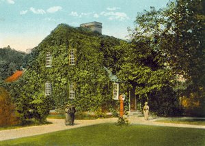 Providence, Rhode Island: Betsy Williams Cottage (ingekleurde foto)