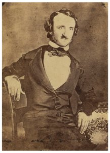 Zittend portret van Edgar Allan Poe. 1876 (Daguerreotype)