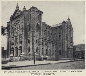 St John the Baptist, Roman Catholic Willoughby en Lewis Avenues, Brooklyn door American Photographer