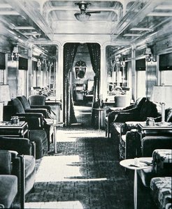 De Colorado Club luxe lounge observatiewagen door American Photographer