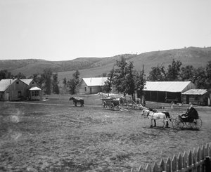 The Haylie Ranch, Crook County, Wyoming, c.1890 door American Photographer