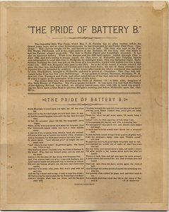 The Pride of Battery B, door Frank H Gassaway