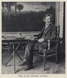 De overleden George Inness door American Photographer