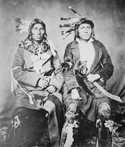 Twee Sioux-hoofden door American Photographer