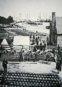 Munitiedepot van het Union Army in City Point, Virginia