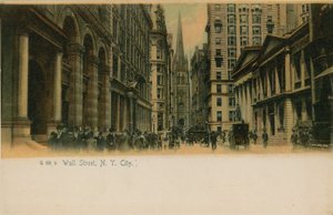 Wall Street, New York City door American Photographer