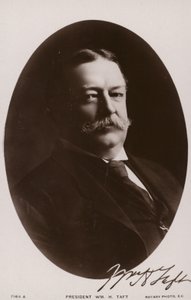 William Howard Taft (z/w foto) door American Photographer