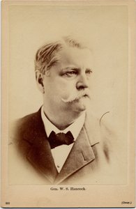Winfield Scott Hancock (1824-86), Amerikaanse legergeneraal, foto door B B Russell, Boston
