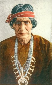 Een Navajo Medicijnman uit New Mexico, ca. 1900