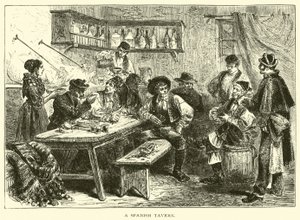Een Spaanse taverne door American School