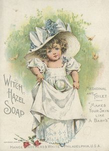 Advertentie voor Witch Hazel Soap, Medicinal and Toilet, 1894