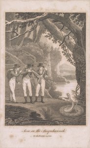 Alexander Wilson en metgezellen aan de Susquehanna, 1809 door American School