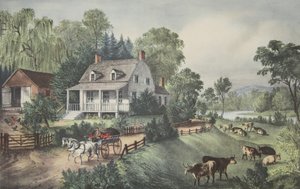 Amerikaans landhuis - zomer