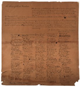 Een verordening om de Unie tussen de staat South Carolina te ontbinden, 20 december 1860, gedrukt 1861 door American School