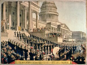 Zoals ze verschenen bij de inauguratie van de president van de Verenigde Staten in Washington door American School