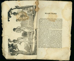 Black Hawk, uit Verhaal van de gevangenschap en voorzienige ontsnapping van mevrouw Jane Lewis, 1834