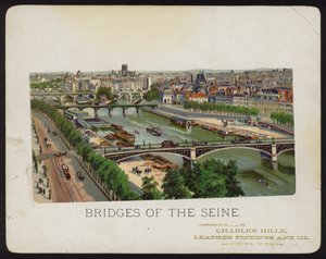 Bruggen over de rivier de Seine, Parijs, Frankrijk door American School