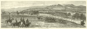 Kamp aan de voet van de Blue Ridge