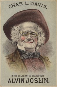 Chas L Davis in zijn beroemde rol van Alvin Joslin door American School