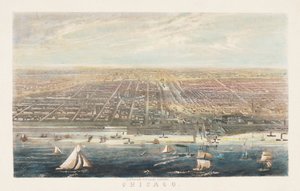 Chicago Harbor na 1856 door American School