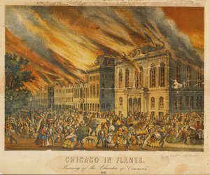 Chicago in vlammen: Verbranding van de Kamer van Koophandel