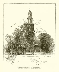 Christ Church, Alexandria, Mount Vernon door American School
