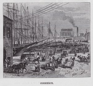 Handel (gravure) door American School