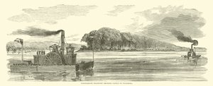 Geconfedereerd transport dat vee naar Vicksburg brengt, februari 1863 door American School