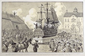 Congressionele parade en viering, c.1790
