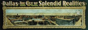 Dallas: De Stad van Schitterende Realiteiten, billboard door American School