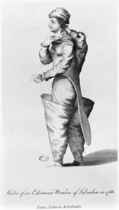 Kleding voor een Eskimovrouw van Labrador, 1766