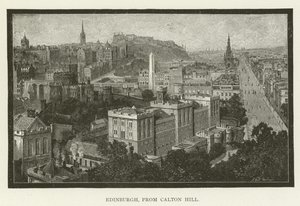 Edinburgh, vanaf Calton Hill door American School