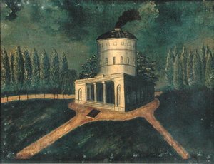 Fairmount Waterwerken, c.1838 door American School