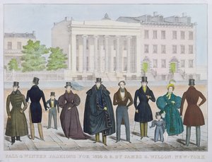 Herfst- en wintermode voor 1835 en 1836 door James Wilson, New York