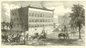 Raiders van Forrest vallen Irving Prison aan, augustus 1864 door American School
