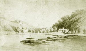 Fort St Davis en de Schuylkill Rapids, ca. 1912