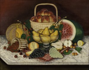 Fruit op Marmer, 1865