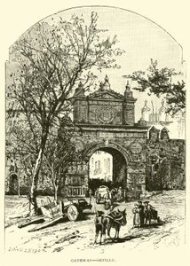 Poort, Sevilla door American School