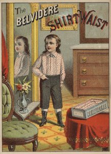 Meisje of Jongen Kijkt in Spiegel door American School
