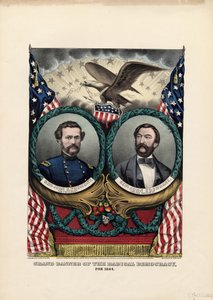 Grote banier van de radicale democratie, voor 1864 door American School