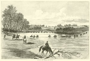 Hancocks korps steekt de Rapidan over, mei 1864