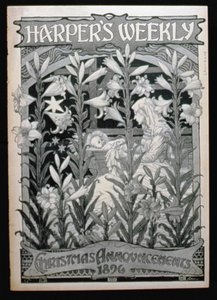 Harpers Weekly, kerst aankondigingen 1896 door American School