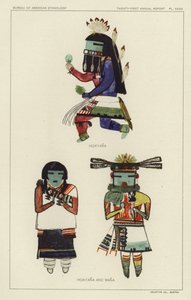 Hokyana en Mana (kleurenlitho)