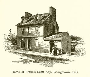 Huis van Francis Scott Key, Georgetown, D.C. door American School