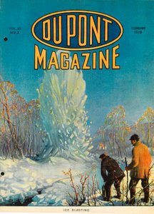 IJs Opblazen, vooromslag van het DuPont Magazine, februari 1919 door American School