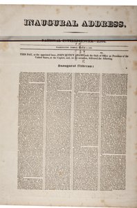 Inaugurele rede van John Quincy Adams, 4 maart 1825 door American School
